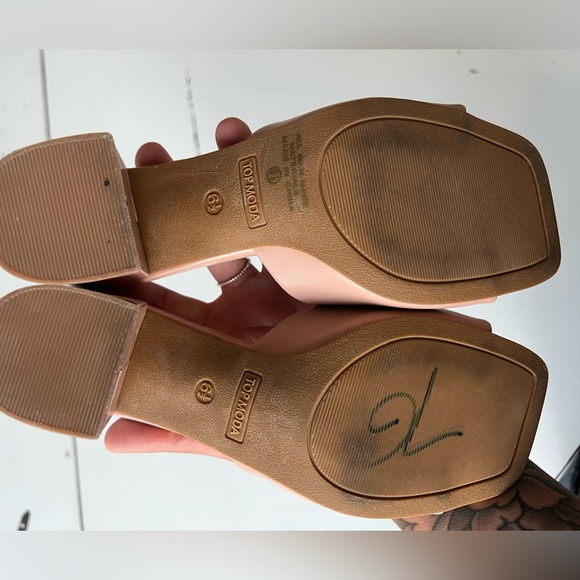 Top Moda slip on heel size 6 1/2 - Picture 10 of 11